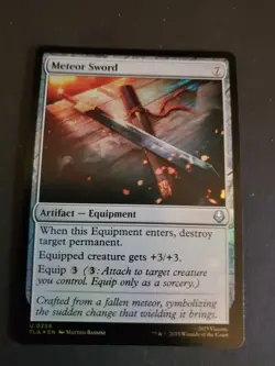 MTG, Meteor Sword NM Foil Avatar The Last Airbender TLA - Image 1