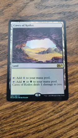 * * 1x FOIL Caves of Koilos x1 * * M15 MTG NM Close to Near Mint - Image 1