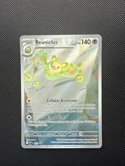 Pokemon TCG Reuniclus 212 SVP Black Star Promo Full Art Black Bolt White Flare - Image 1