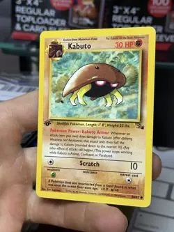 #2 1st Edition Kabuto 50/62 Fossil 1999 WOTC Pokemon Card TCG - Image 5