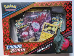 NEW/SEALED Pokemon Crown Zenith Regidrago V Collection Box - Image 2
