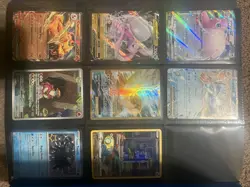 Pokemon Card Binder Lot LP-NM Condition Cards Holo,EX,, V Star Promo Cards - Image 1