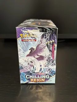 Chilling Reign Booster Box -Pokemon TCG Sword & Shield With Plastic Case 820650818462 - Image 5
