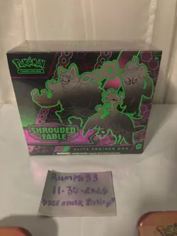 Pokemon TCG Scarlet Violet Shrouded Fable ETB Factory Sealed + mini tins X2 - Image 2
