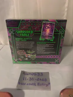 Pokemon TCG Scarlet Violet Shrouded Fable ETB Factory Sealed + mini tins X2 - Image 4