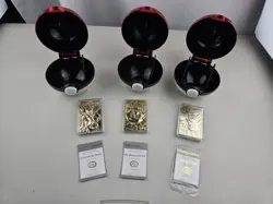 1999 Pokemon Burger King 23K Gold Plated Trading Card Lot of 3 Pikachu Mew - Image 1