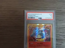 2013 POKEMON BLACK & WHITE PLASMA STORM #136 CHARIZARD PSA 5 - Image 2