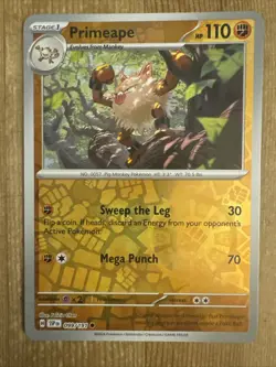 Primeape 099/191 Reverse Holo Pokemon TCG: Surging Sparks Near Mint (NM) - Image 1