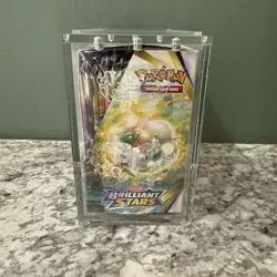 Pokemon TCG Brilliant Stars Booster Box Factory Sealed English W/ Acrylic CASE - Image 5