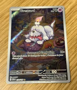 Greavard 214/198 - Full Art IR - Scarlet & Violet Base Set - NM - Pokemon TCG - Image 1