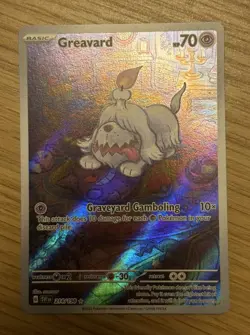 Greavard 214/198 - Full Art IR - Scarlet & Violet Base Set - NM - Pokemon TCG - Image 2