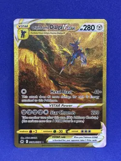 Origin Forme Dialga VSTAR GG68/GG70 Pokemon Crown Zenith: Galarian Gallery Holo - Image 1