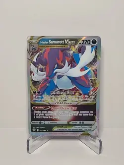 Pokemon TCG - Hisuian Samurott VSTAR Ultra Rare - 102/189 - Astral Radiance 2022 - Image 1