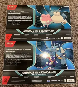 Pokemon TCG Greninja & Kingdra ex Snorlax & Blissey ex Collection Boxes Walmart - Image 2