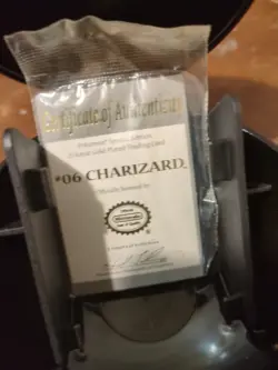 23K Gold Plated CHARIZARD Trading Card 1999 Burger King Pokemon Ball *Diff Box* - Image 4
