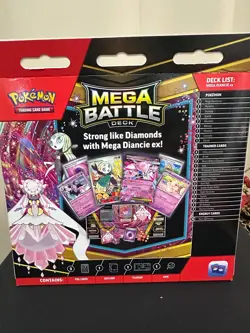 Mega Battle Deck Mega Diancie ex Pokemon TCG Factory Sealed Brand New - Image 2