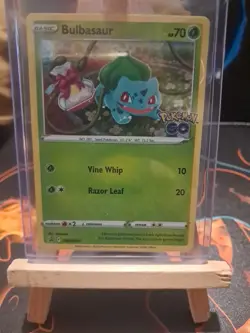Bulbasaur SWSH231 Pokemon GO Ultra Holo Rare Black Star Promo Pokemon Card * New - Image 1
