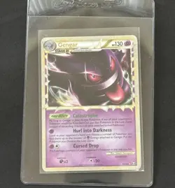 Pokemon Gengar TCG Ultra Rare Holo Card 94/102 HP/DMG - DESC - Image 1