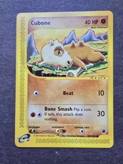 Pokemon TCG Expedition Base Set Cubone 103/165 Near Mint/Mint - Image 1