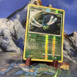 Yanma (Shiny) - SH9-12 Pokemon Supreme Victors - Reverse Holo Damaged - Image 3