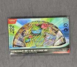 Pokemon TCG Venusaur EX & Blastoise EX Premium Collection Box SEALED - Image 1