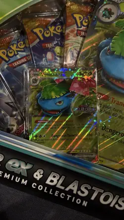 Pokemon TCG Venusaur EX & Blastoise EX Premium Collection Box SEALED - Image 2