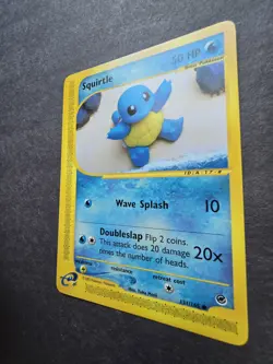 Pokemon Squirtle 131/165 Expedition Base Set Mint Condition - Image 3