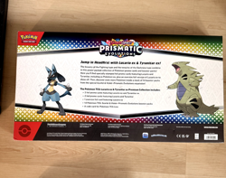 SEALED Pokemon Lucario Ex Tyranitar Ex Premium Collection Sams Club Prismatic - Image 2