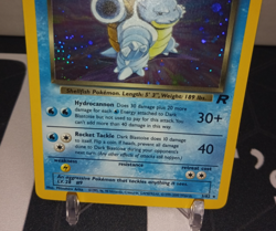 Dark Blastoise 3/82 LP Team Rocket Unlimited Holo Pokemon TCG - Image 3