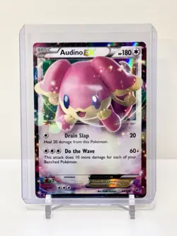 Audino EX 84/124, XY Fates Collide, Pokemon TCG Ultra Rare Holo Card NM/M - Image 1
