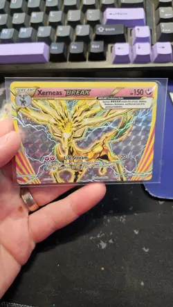 Xerneas BREAK 82/114 Steam Siege Full Art Ultra Rare Holo Pokemon Card NM - Image 1