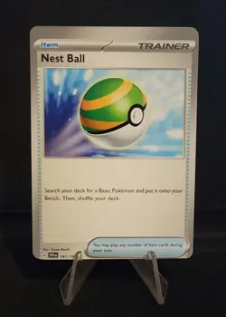Pokemon: Scarlet & Violet - Nest Ball 181/198 - Miscut Error Card - Image 1