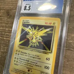 Pokemon TCG Zapdos Base Set 16/102 Holo Unlimited Holo Rare CGC 8.5 NM/Mint+ - Image 4