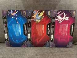 Pokemon TCG V-Union Special Collection Set of 3 Boxes Greninja Mewtwo Zacian 🔥 - Image 2
