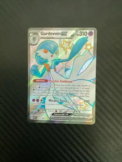Pokemon Card Gardevoir ex 217/091 Paldean Fates Shiny Ultra Rare Near Mint - Image 1