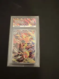Pokemon TCG Ethan's Typhlosion Card 190/182 Destined Rivals Ace 10 Gem Mint - Image 1
