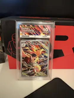 Pokemon TCG Ethan's Typhlosion Card 190/182 Destined Rivals Ace 10 Gem Mint - Image 3