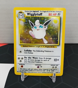 Wigglytuff No Symbol Error 16/64 LP Jungle Unlimited Holo Rare Pokemon TCG - Image 1