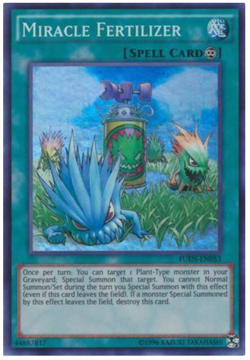 Yu-Gi-Oh! - Miracle Fertilizer - FUEN-EN053 - Super Rare - 1st Ed - NM/M - NEW - Image 1