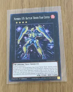 Yu-Gi-Oh! TCG Number 105: Battlin' Boxer Star Cestus - Image 1