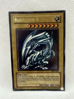 Yugioh Sammelkarte / Blauaugiger W. Drache / SDK-G001 / Deutsch / EXC - Image 1