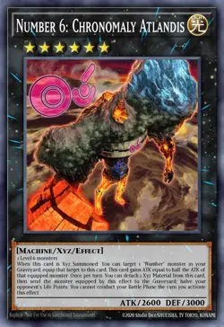Number 6: Chronomaly Atlandis YS13-ENV11 YuGiOh! Common mint - Image 1