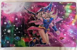 YuGiOh Playmat Dark Magician Girl TCG CCG Mat Trading Card Game Pad & Bag - Image 1