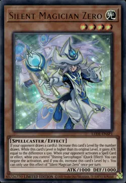 Silent Magician Zero Promo LTD Ed Ultra Rare LEDE-ENSP1 Yu-Gi-Oh! - Image 1