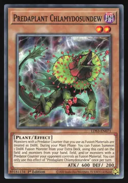 Predaplant Chlamydosundew - LDS3-EN071 - Common - 1st Edition Yugioh - Image 1
