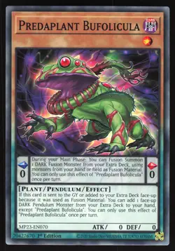 Predaplant Bufolicula - MP23-EN070 - Common - 1st Edition Yugioh - Image 1