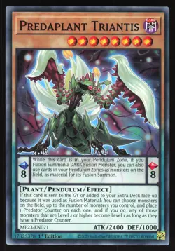 Predaplant Triantis - MP23-EN071 - Common - 1st Edition Yugioh - Image 1