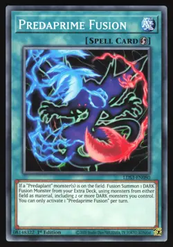Predaprime Fusion - LDS3-EN080 - Common - 1st Edition Yugioh - Image 1