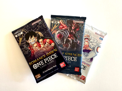 3 English Boosters One Piece Card Game: Romance Dawn, Pillars of Strength, AotNE - Image 1