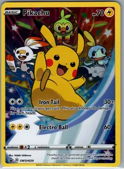 Pikachu SWSH020 SWSH: Sword & Shield Promo Cards - Pokemon Card - NM - Image 1